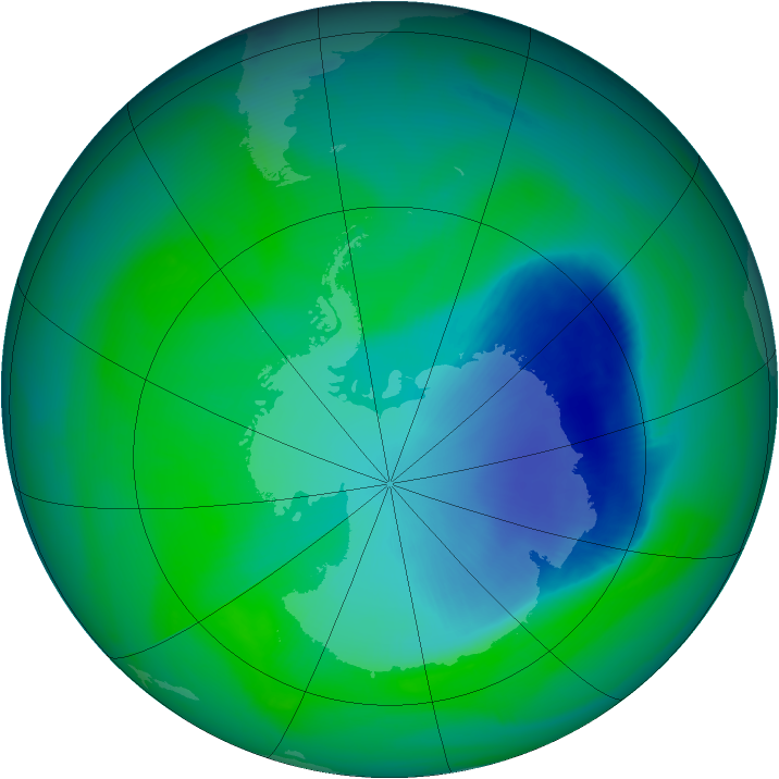Ozone Map 2007-11-30